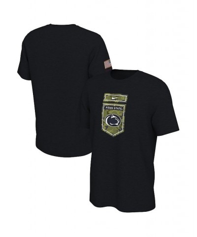 Men's Black Penn State Nittany Lions Veterans Camo T-shirt $17.20 T-Shirts