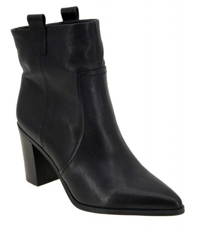 Women's Jayda Western Bootie Black $67.60 Shoes