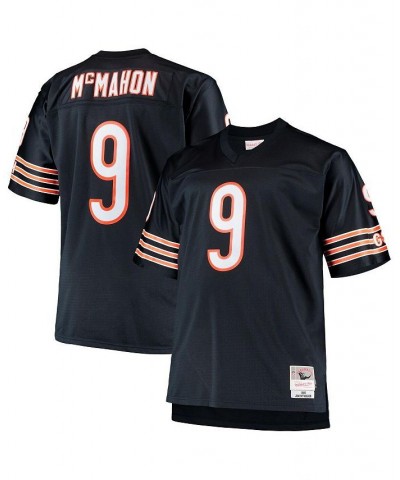 Men's Jim McMahon Navy Chicago Bears Big and Tall 1985 Retired Player Replica Jersey $76.50 Jersey