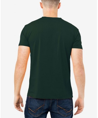 Men's Basic Henley Neck Short Sleeve T-shirt PD06 $17.39 T-Shirts