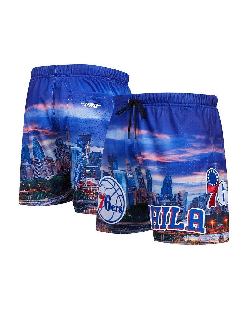 Men's Philadelphia 76ers Cityscape Shorts $45.00 Shorts