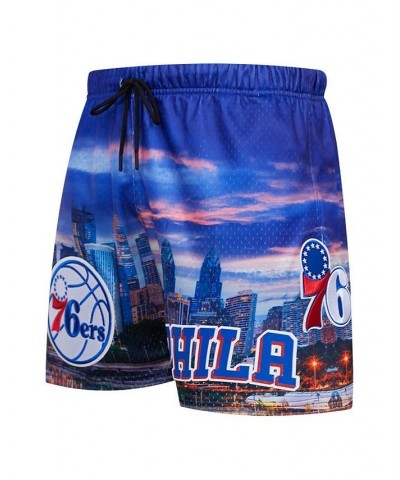 Men's Philadelphia 76ers Cityscape Shorts $45.00 Shorts