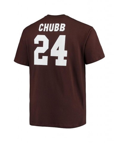 Men's Nick Chubb Brown Cleveland Browns Big & Tall Player Name and Number T-shirt $17.22 T-Shirts