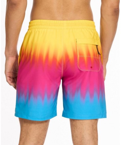 Men's 7" Tie-Dye Swim Shorts Pink $23.74 Swimsuits