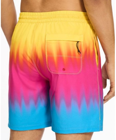 Men's 7" Tie-Dye Swim Shorts Pink $23.74 Swimsuits