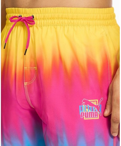 Men's 7" Tie-Dye Swim Shorts Pink $23.74 Swimsuits