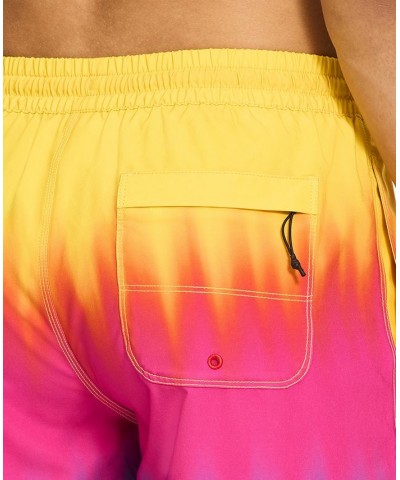 Men's 7" Tie-Dye Swim Shorts Pink $23.74 Swimsuits