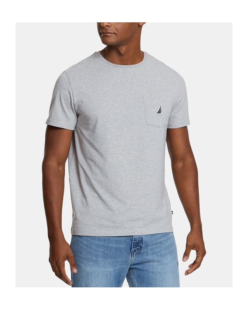 Men's Classic-Fit Solid Crew Neck Pocket T-Shirt PD05 $14.96 T-Shirts