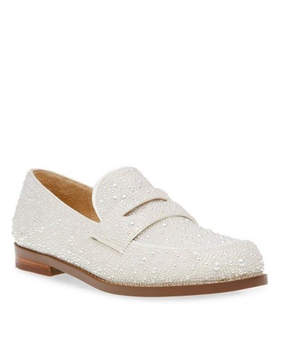 Women's Aron Loafers White $58.11 Shoes