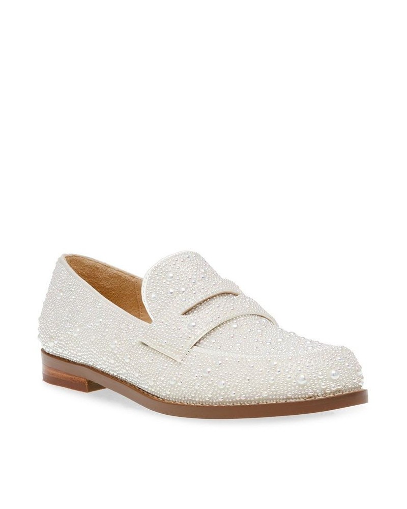 Women's Aron Loafers White $58.11 Shoes