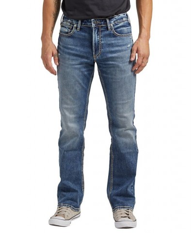 Men's Jace Slim Fit Bootcut Jeans Blue $33.71 Jeans