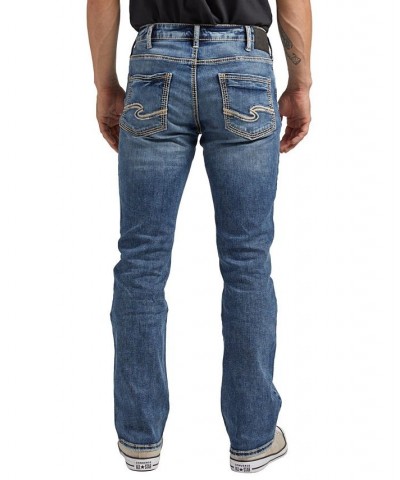 Men's Jace Slim Fit Bootcut Jeans Blue $33.71 Jeans