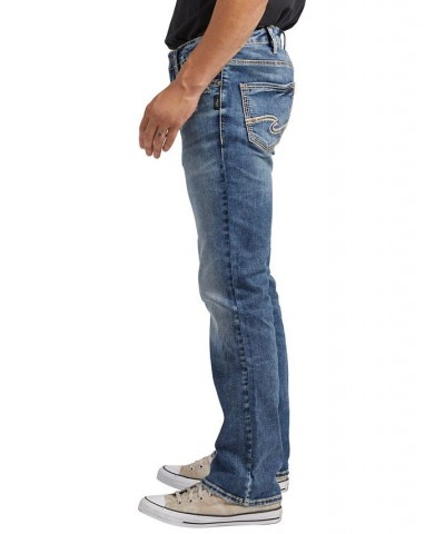 Men's Jace Slim Fit Bootcut Jeans Blue $33.71 Jeans