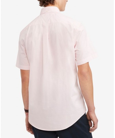 Men's Maxwell Classic Fit Short Sleeve Shirt Pink $25.08 Shirts