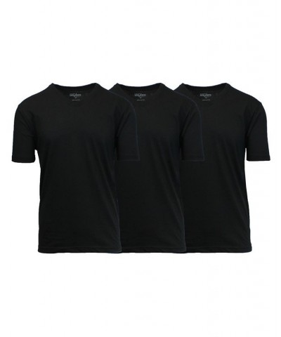 Men's Short Sleeve V-Neck T-shirt, Pack of 3 Black X 3 Black $23.20 T-Shirts