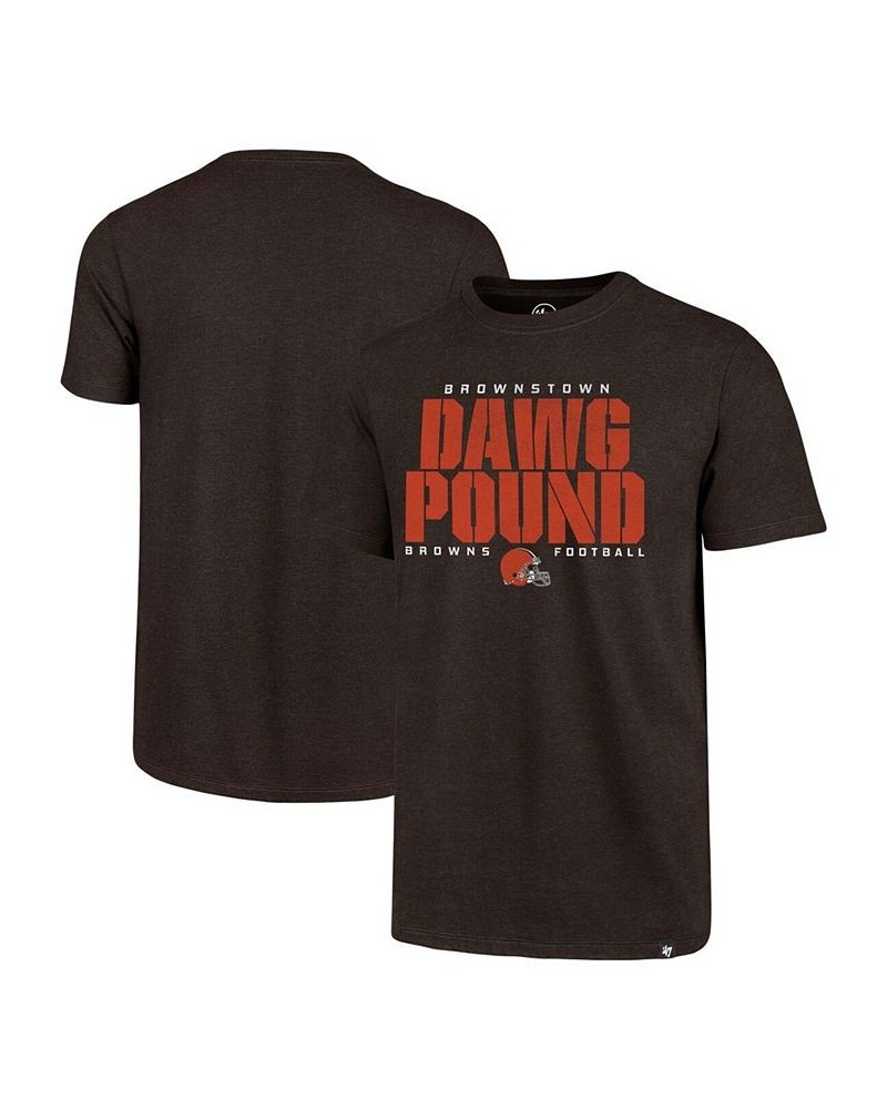 Men's Brown Cleveland Browns Dawg Pound Regional Club T-shirt $12.80 T-Shirts