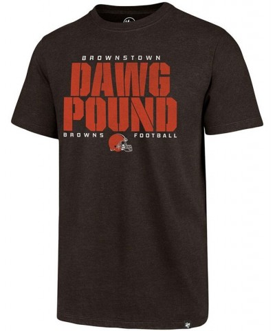 Men's Brown Cleveland Browns Dawg Pound Regional Club T-shirt $12.80 T-Shirts