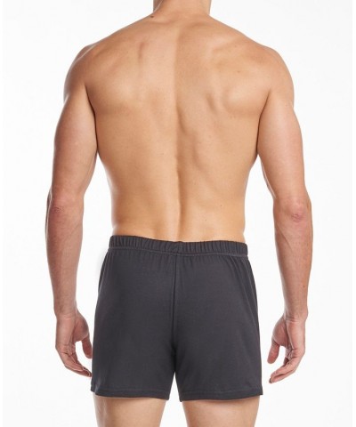 Men's Premium Cotton Knit Boxers, Pack of 2 Black $28.03 Underwear