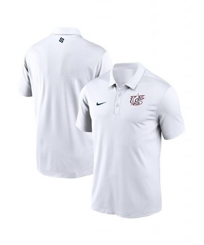 Men's White USA Baseball 2023 World Baseball Classic Franchise Performance Polo Shirt $28.00 Polo Shirts