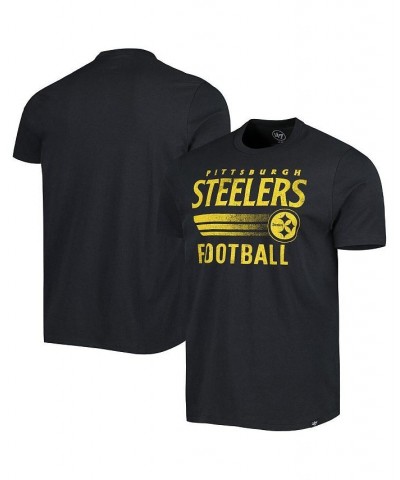 Men's Black Pittsburgh Steelers Wordmark Rider Franklin T-shirt $24.74 T-Shirts