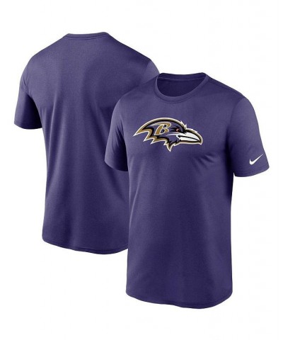 Men's Purple Baltimore Ravens Logo Essential Legend Performance T-shirt $25.49 T-Shirts