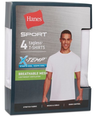 Men's Ultimate X-Temp 4-Pk. Moisture-Wicking Mesh T-Shirts Multi $14.40 Undershirt