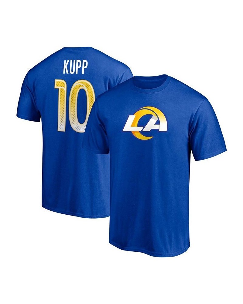 Men's Cooper Kupp Royal Los Angeles Rams Player Icon Name and Number T-shirt $21.59 T-Shirts