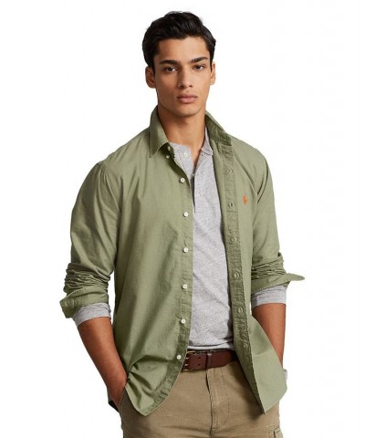 Men's Classic-Fit Garment-Dyed Oxford Shirt PD01 $44.55 Shirts