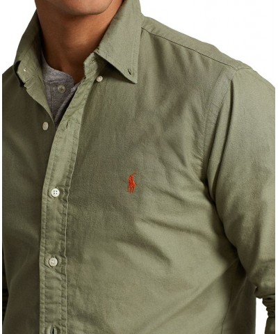 Men's Classic-Fit Garment-Dyed Oxford Shirt PD01 $44.55 Shirts