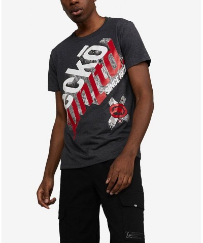 Men's Full Tilt Graphic T-shirt Gray $17.68 T-Shirts