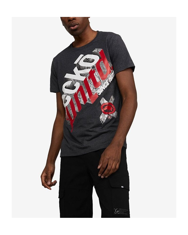 Men's Full Tilt Graphic T-shirt Gray $17.68 T-Shirts