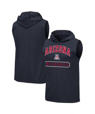 Men's Navy Arizona Wildcats Varsity Hoodie Tank Top $17.20 T-Shirts