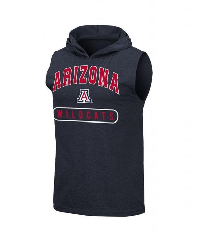 Men's Navy Arizona Wildcats Varsity Hoodie Tank Top $17.20 T-Shirts