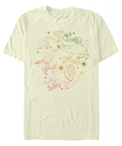 Men's House Constellations Short Sleeve Crew T-shirt Tan/Beige $17.15 T-Shirts