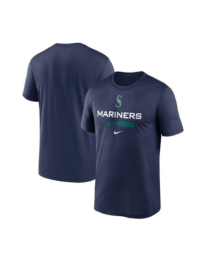 Men's Navy Seattle Mariners 2022 Postseason Authentic Collection Dugout T-shirt $31.34 T-Shirts