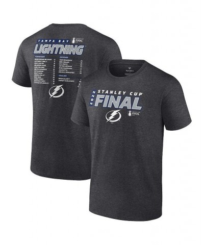 Men's Branded Heathered Charcoal Tampa Bay Lightning 2022 Stanley Cup Final Own Goal Roster T-shirt $17.10 T-Shirts