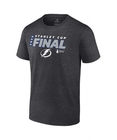 Men's Branded Heathered Charcoal Tampa Bay Lightning 2022 Stanley Cup Final Own Goal Roster T-shirt $17.10 T-Shirts