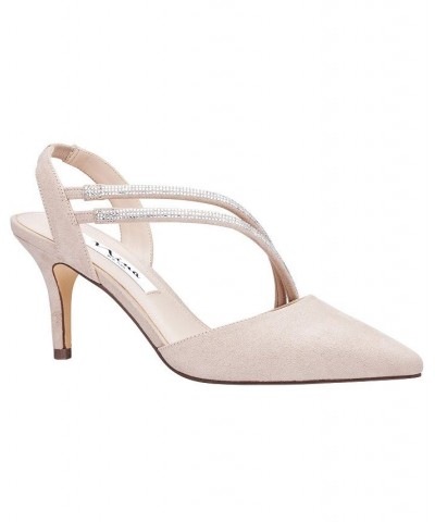 Women's Tansy Evening Pumps Tan/Beige $46.53 Shoes