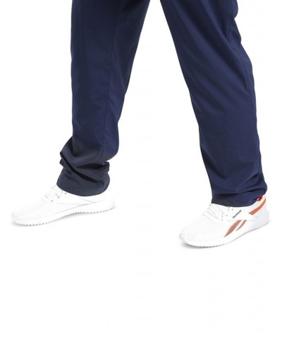 Men's Identity Training Essentials Regular-Fit Moisture-Wicking Drawstring Pants Blue $22.00 Pants