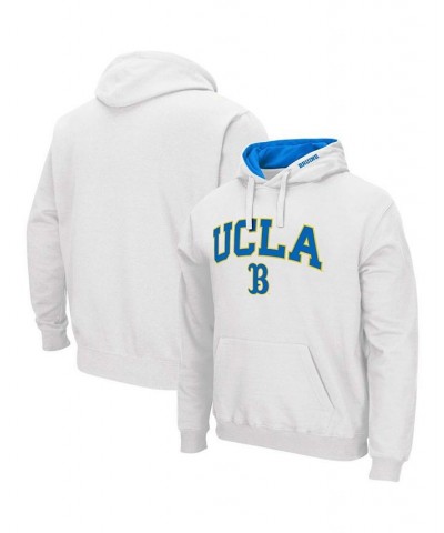 Men's White UCLA Bruins Arch Logo 3.0 Pullover Hoodie $25.37 Sweatshirt