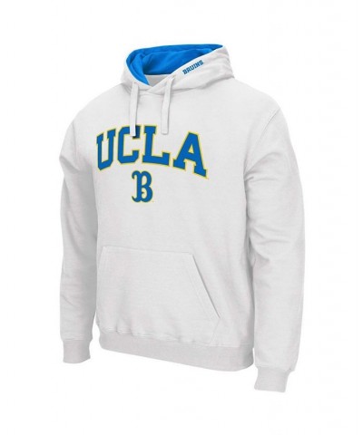 Men's White UCLA Bruins Arch Logo 3.0 Pullover Hoodie $25.37 Sweatshirt