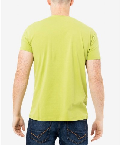 Men's Basic Notch Neck Short Sleeve T-shirt PD23 $15.29 T-Shirts