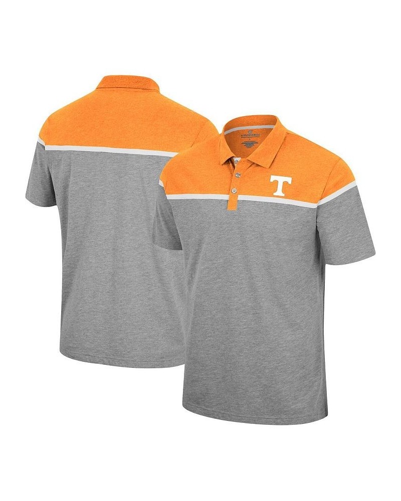 Men's Heather Gray Tennessee Volunteers Chamberlain Polo Shirt $29.99 Polo Shirts