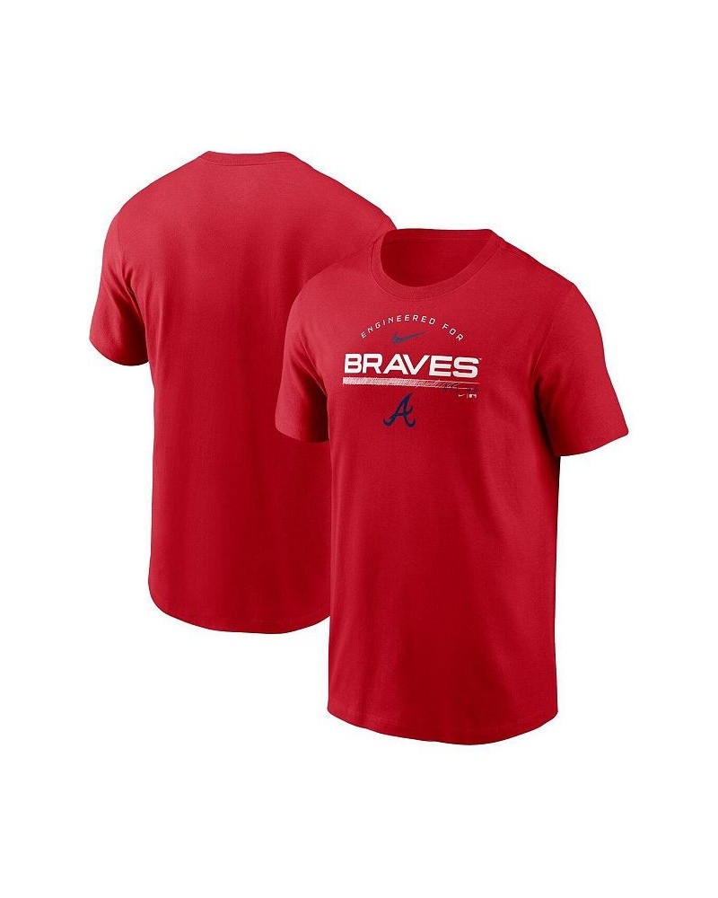 Men's Red Atlanta Braves Team Engineered Performance T-shirt $24.50 T-Shirts