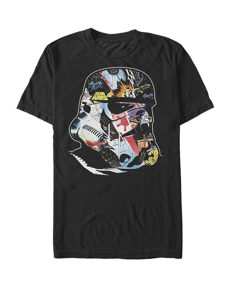 Men's Death Starring Short Sleeve Crew T-shirt Black $18.54 T-Shirts