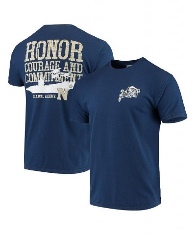 Men's Navy Navy Midshipmen Local Comfort Color T-shirt $23.93 T-Shirts