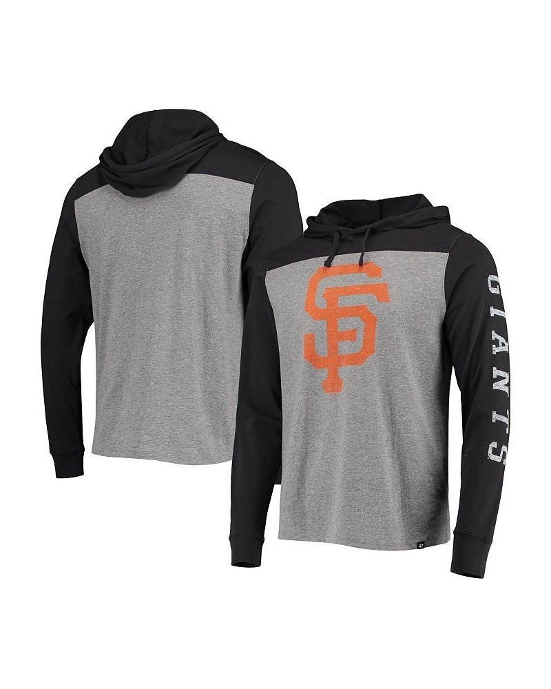 Men's '47 Gray San Francisco Giants Franklin Wooster Pullover Hoodie $30.59 Sweatshirt