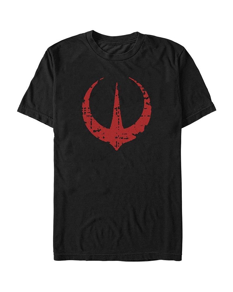 Men's Star Wars Logo Andor Short Sleeve T-shirt Black $17.84 T-Shirts