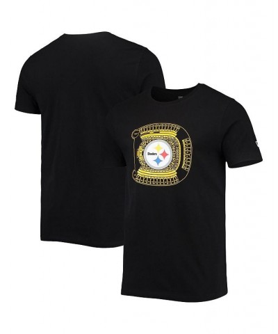 Men's Black Pittsburgh Steelers Stadium T-shirt $17.64 T-Shirts