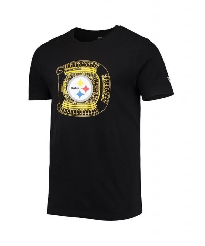 Men's Black Pittsburgh Steelers Stadium T-shirt $17.64 T-Shirts